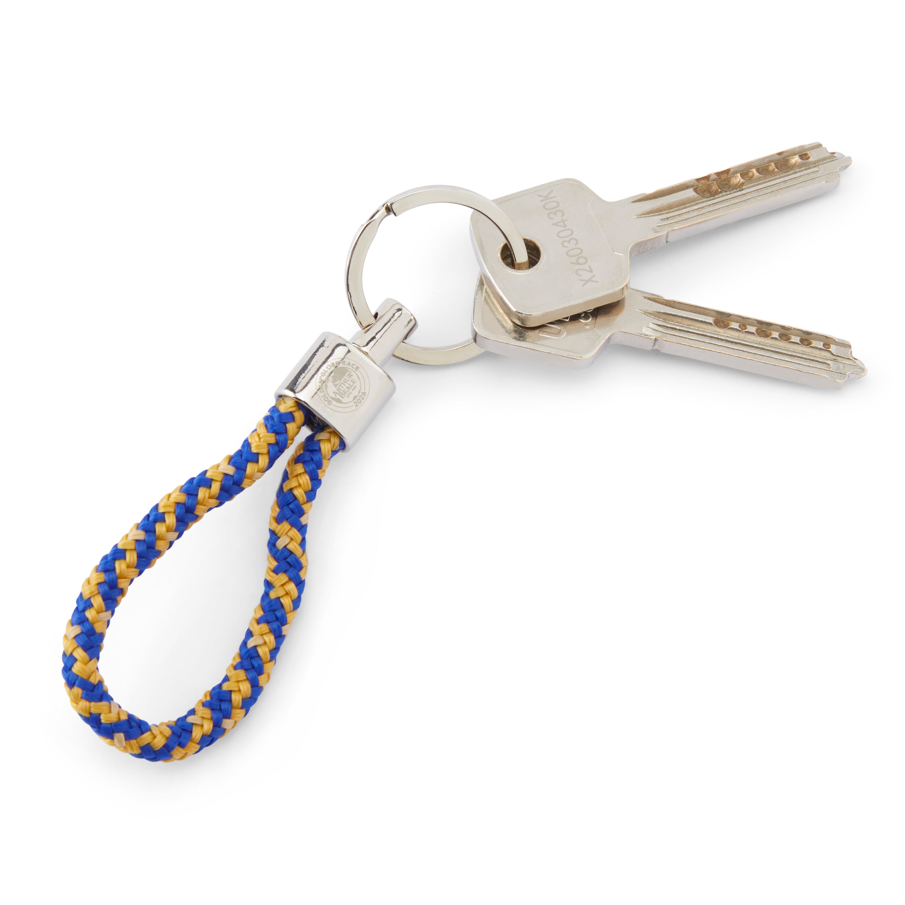 Arthur Beale Golden Globe Race Rope Keyring (Chrome hardware)