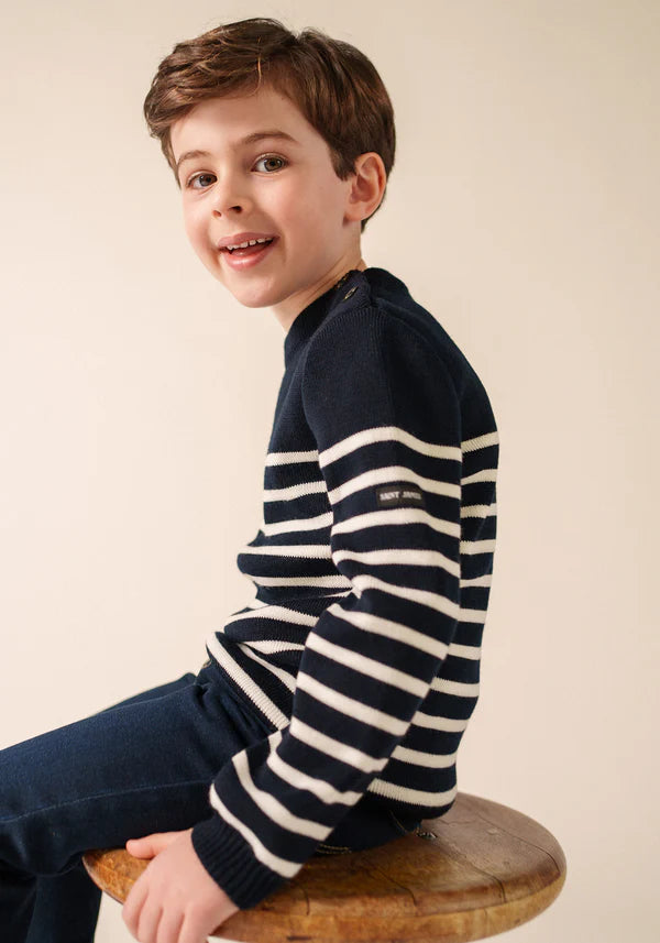 Saint James Moussaillon striped sailor jumper for kids