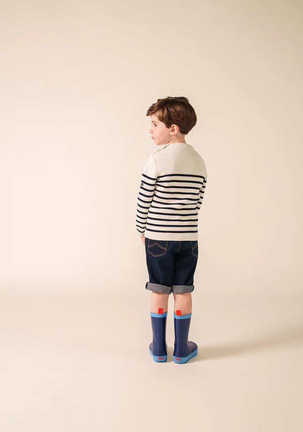 Saint James Moussaillon striped sailor jumper for kids