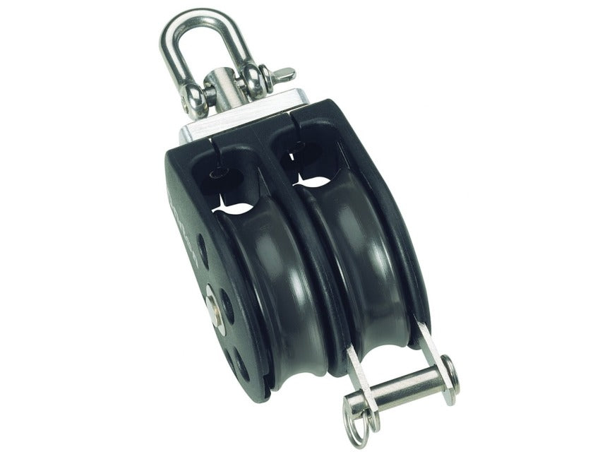 Barton Size 2 Double, Swivel Block + Becket - 35mm - Plain bearing - N02231