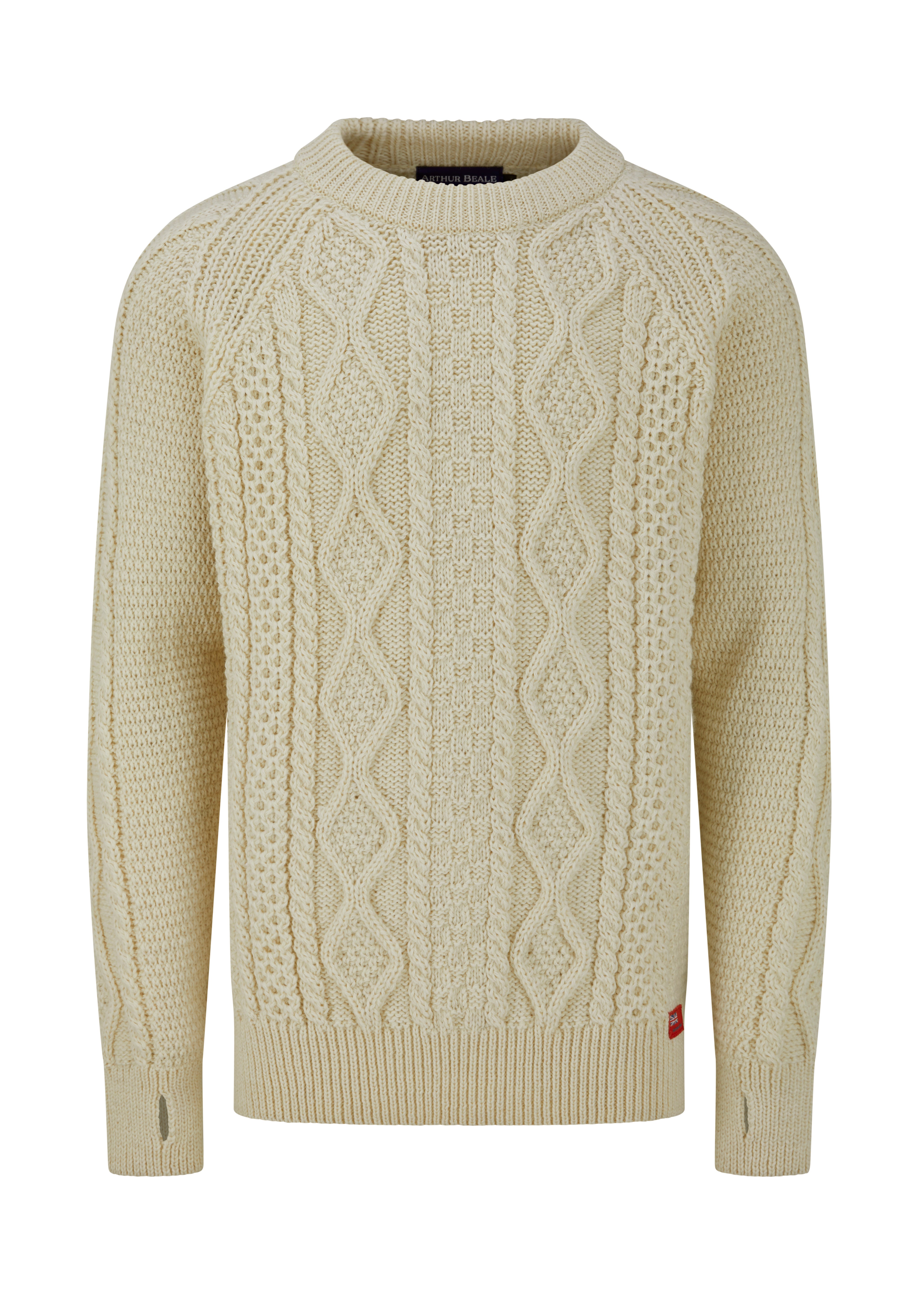 Arthur Beale Aran Woollen Jumper