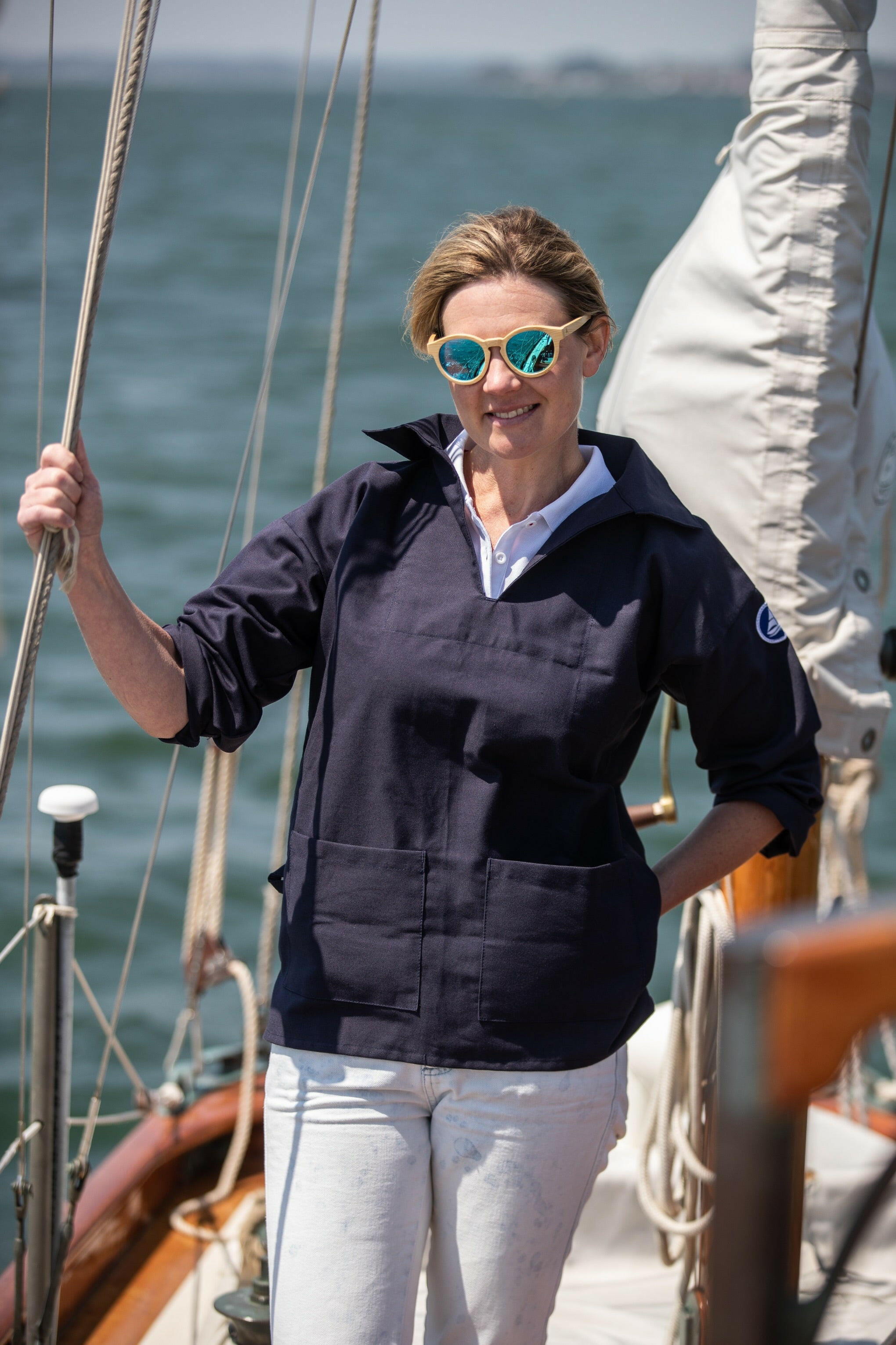 Arthur Beale Open Neck Sailors' Smock.
