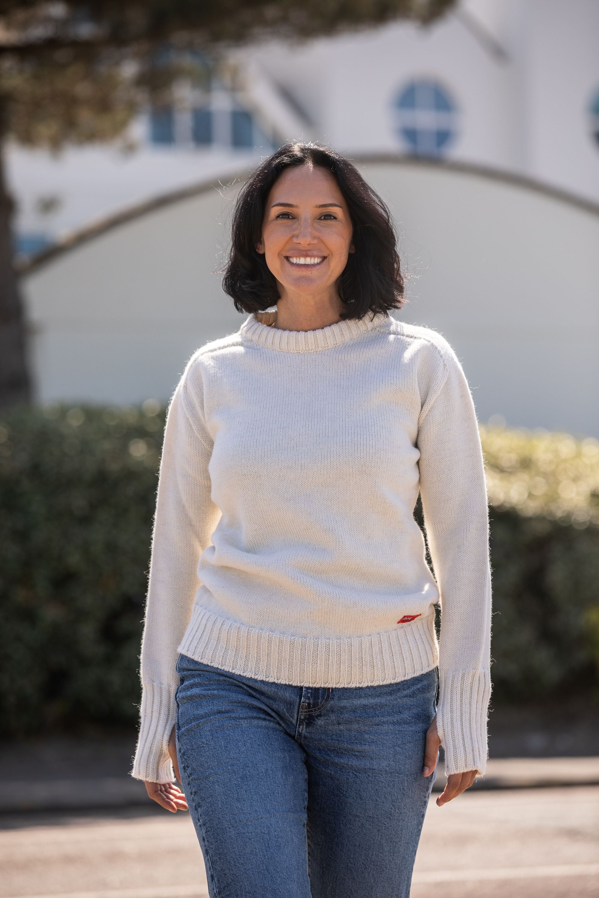 Arthur Beale Women's Oiled Wool Pelmo® Jumper