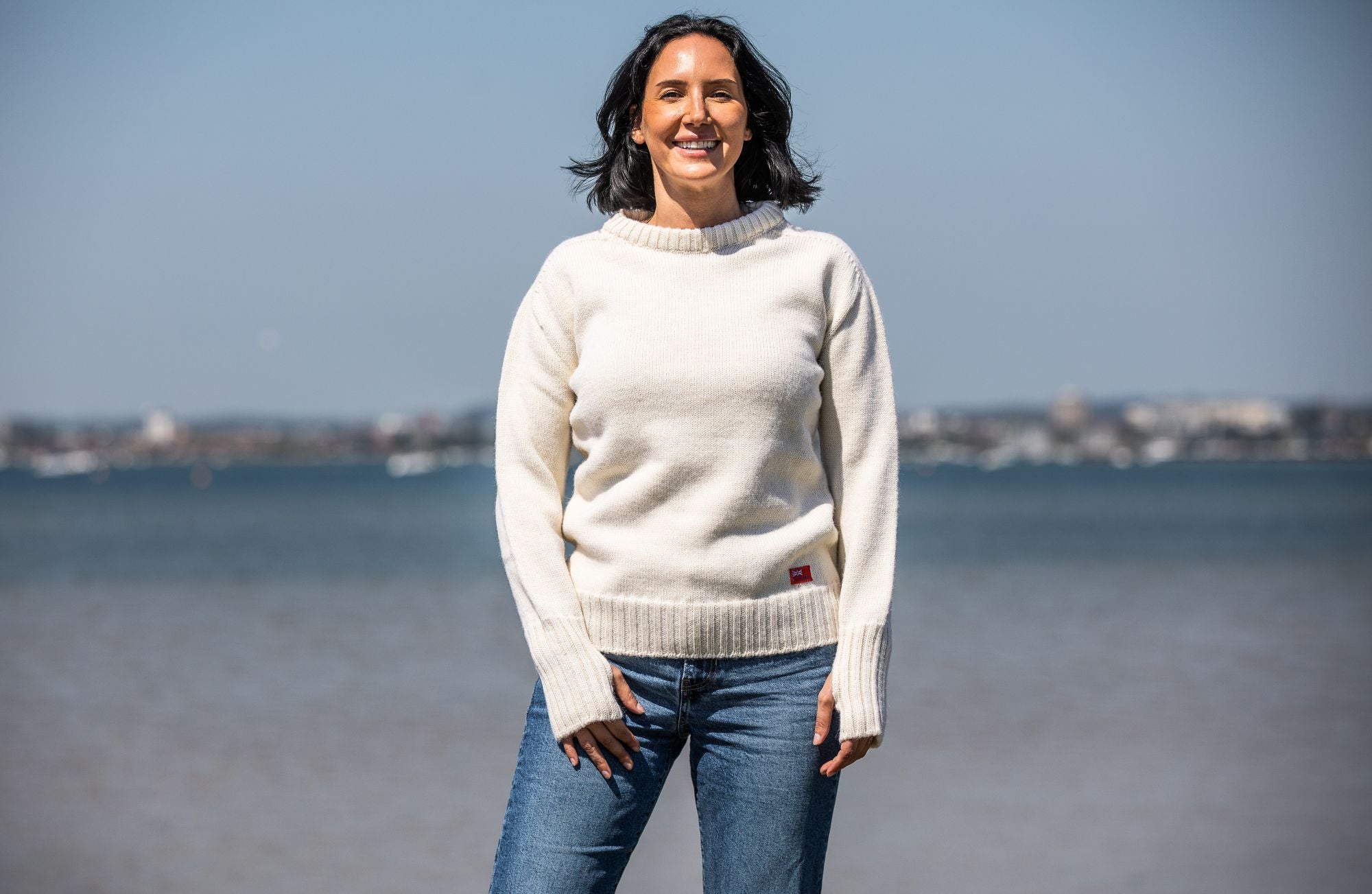Arthur Beale Women's Oiled Wool Pelmo® Jumper