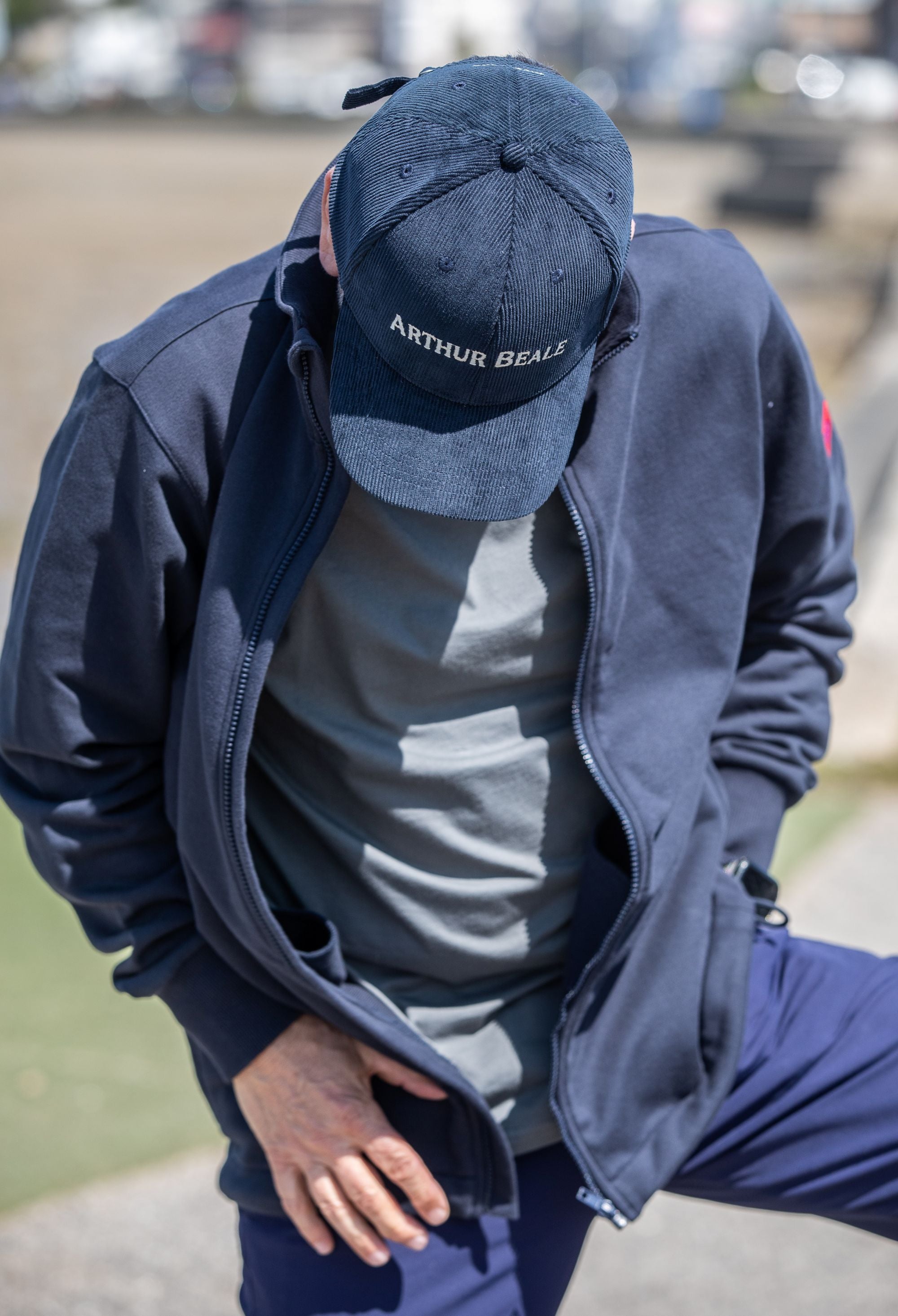Arthur Beale Cord Baseball Cap