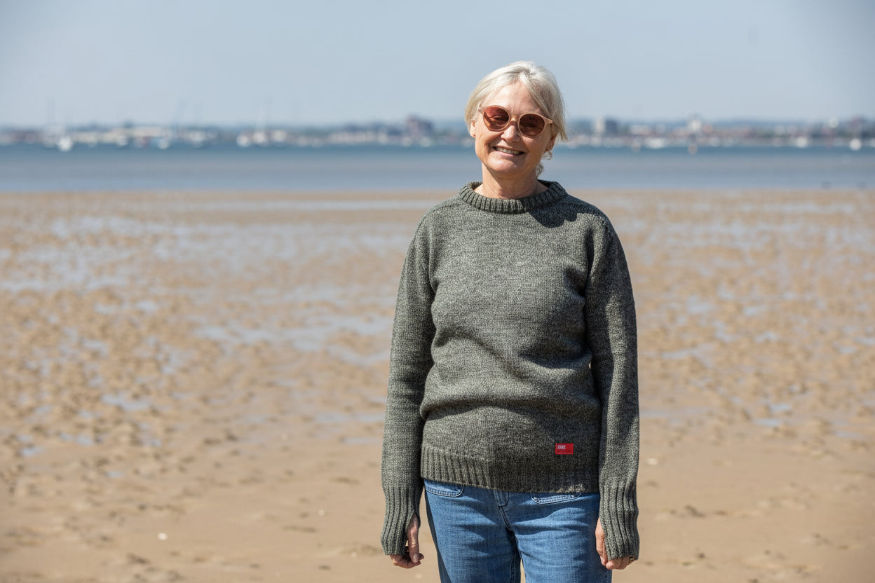 Arthur Beale Women's Oiled Wool Pelmo® Jumper