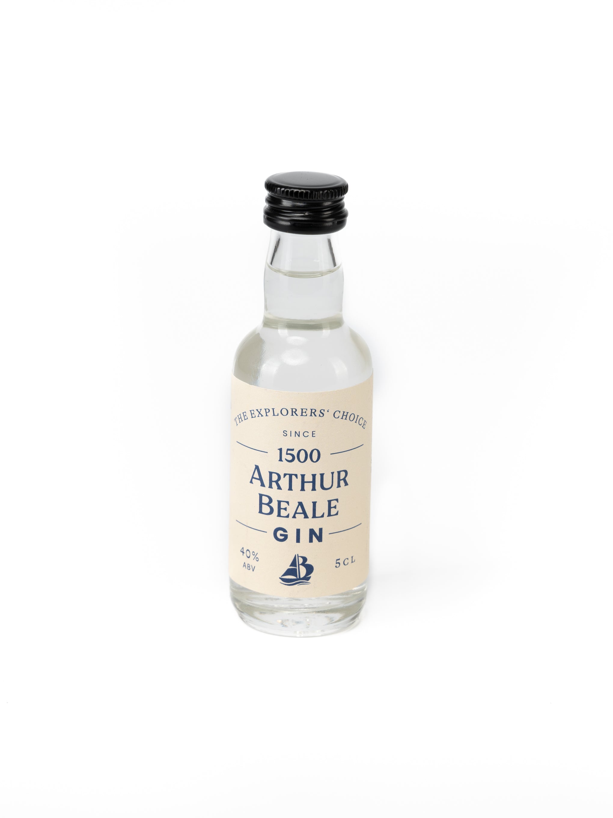 Arthur Beale Rum and Gin Miniatures gift set (1 bottle, 2 mini, 2 mugs)