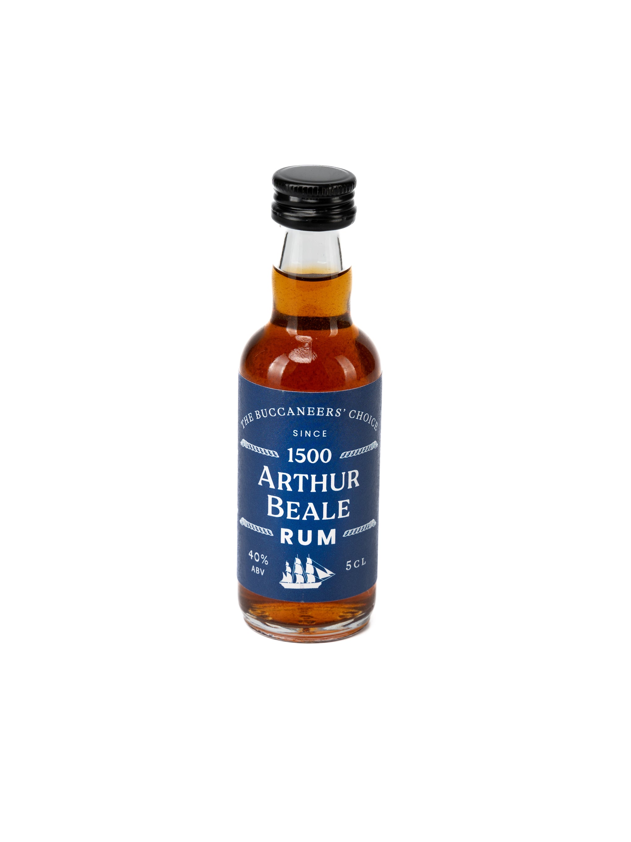 Arthur Beale Rum and Gin Miniatures gift set (1 bottle, 2 mini, 2 mugs)