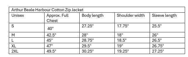 Arthur Beale Harbour Cotton Zip Jacket