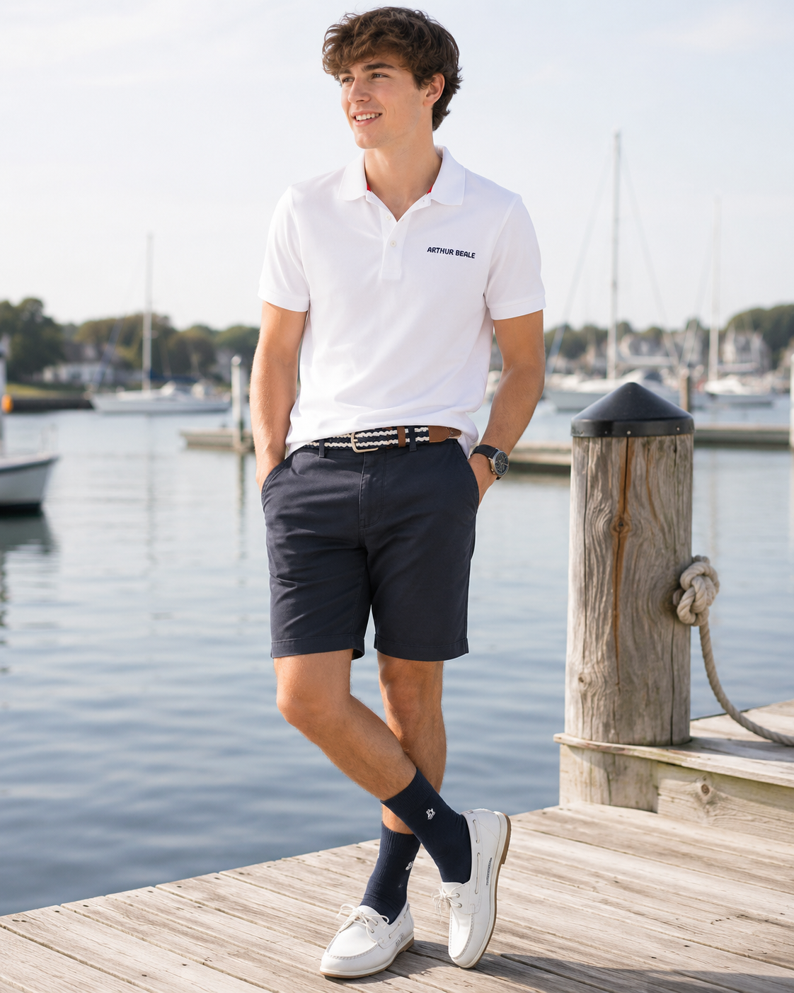 Arthur Beale Harbour Cotton Socks