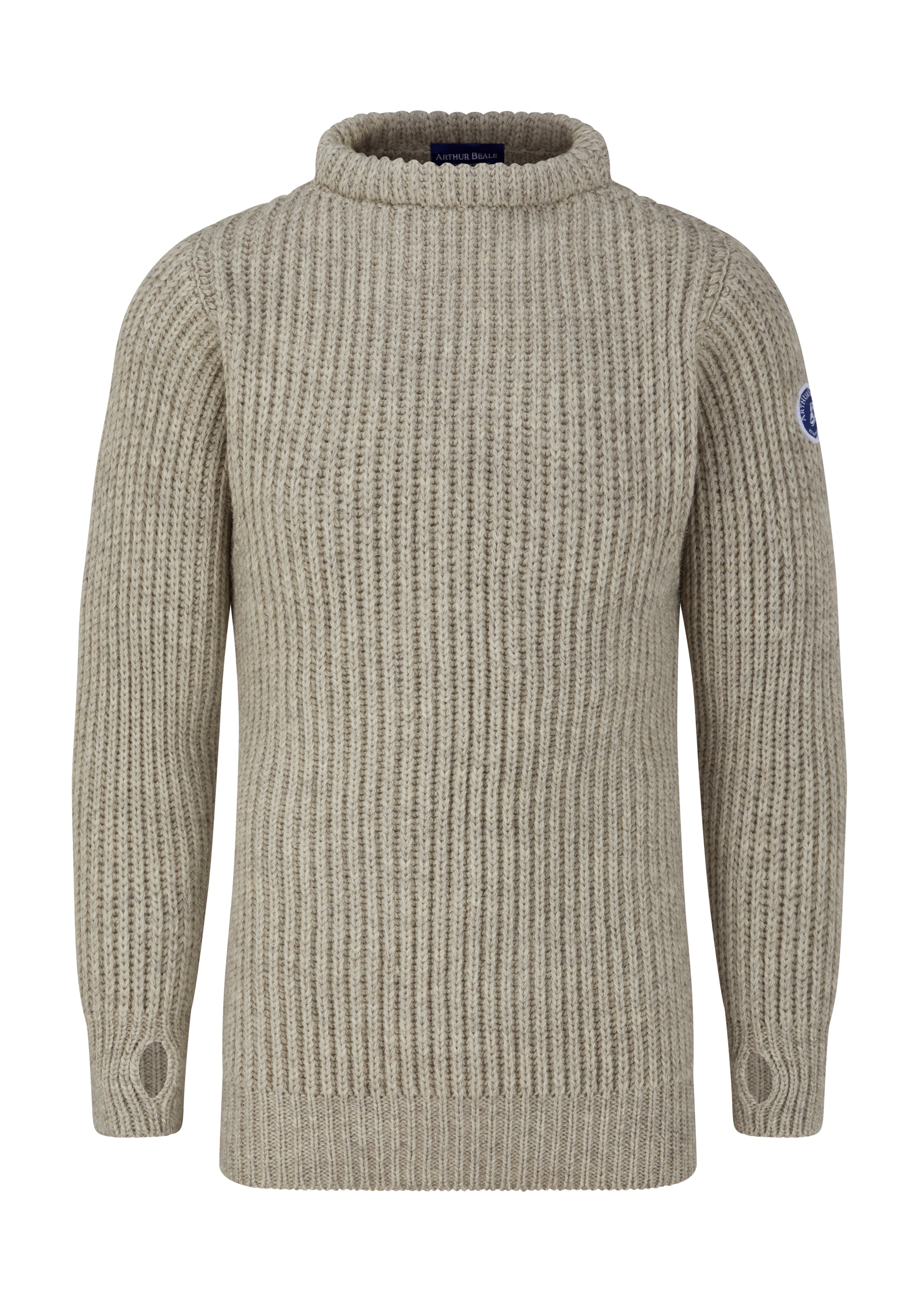 Arthur Beale Erebus® Boat Neck Pullover, Light Welsh Grey, XL (Imperfect)