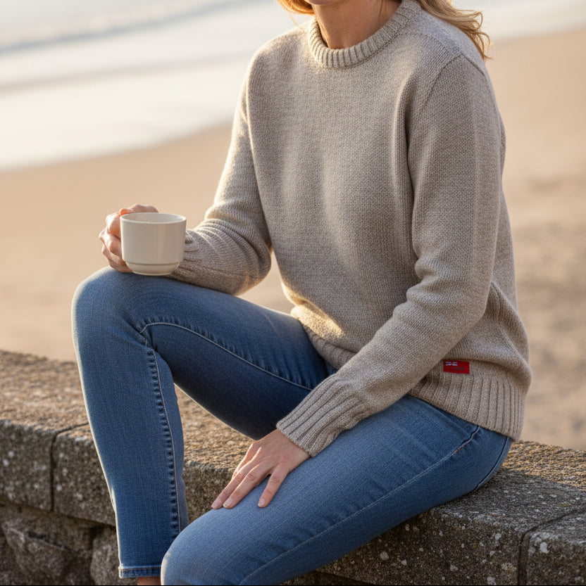 Arthur Beale Women's Oiled Wool Pelmo® Jumper
