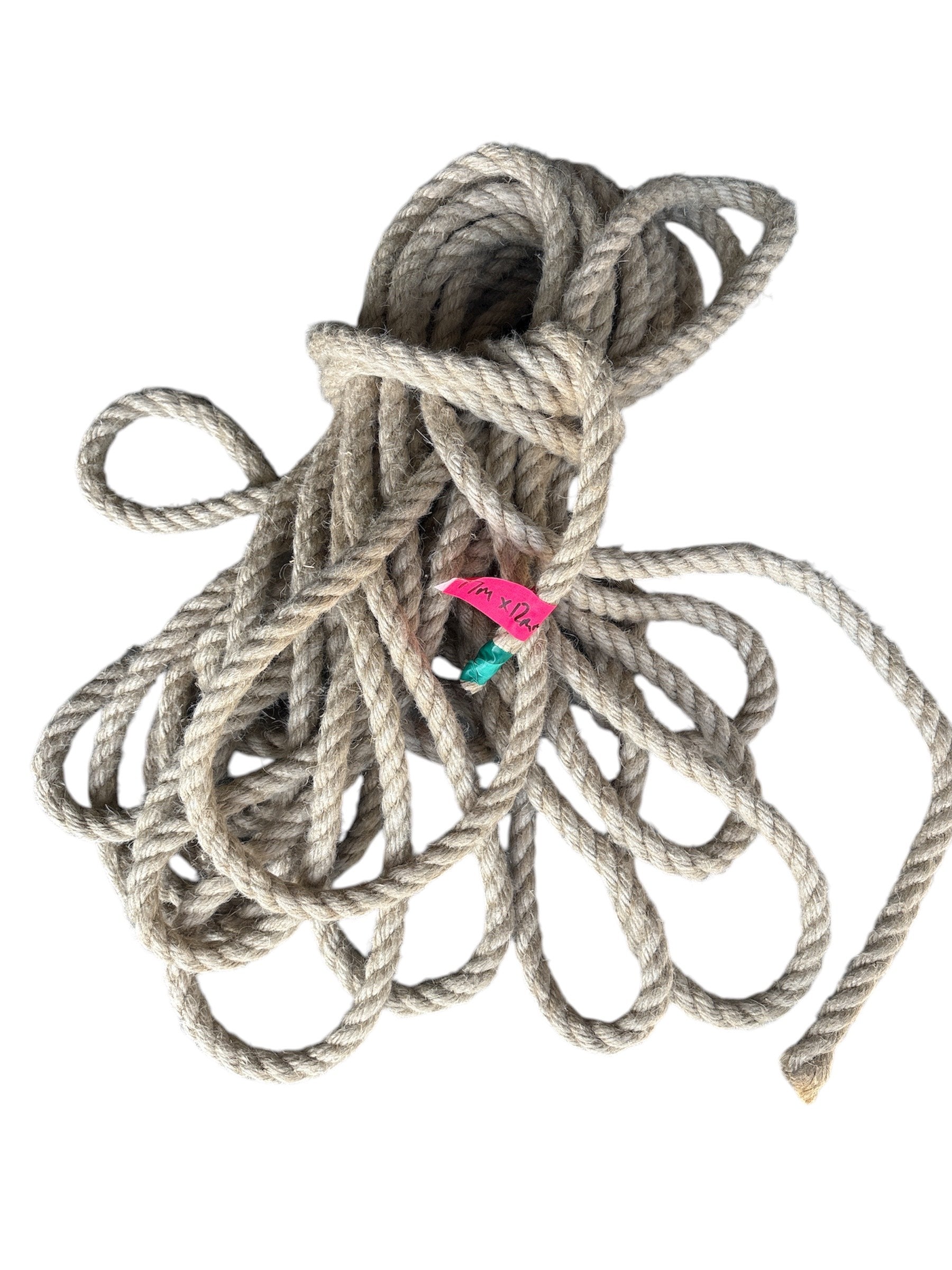 3 strand flax/Hemp (17m) 12mm