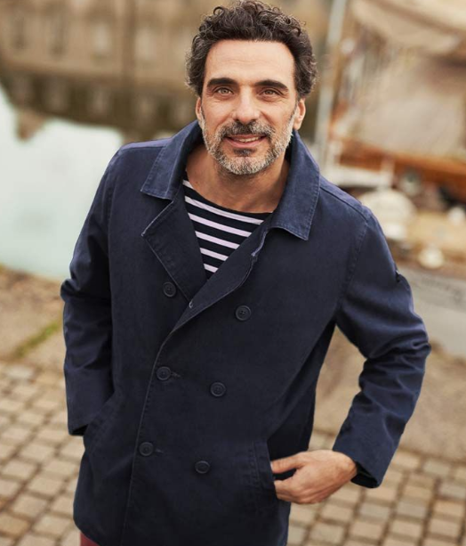 Mousqueton Algar Marine Peacoat Medium (Pre-Loved).