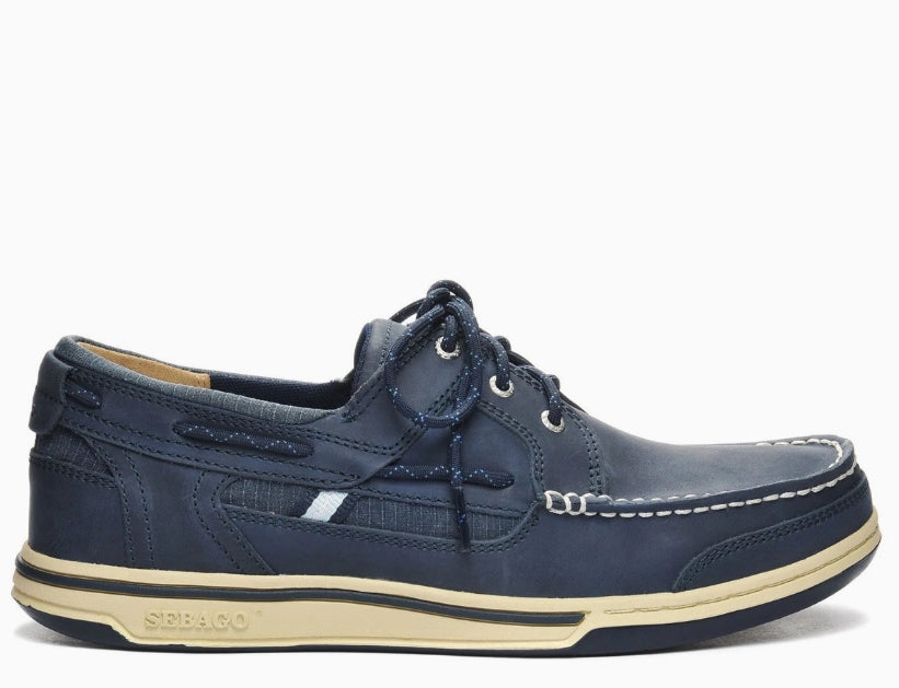 Sebago Mens Triton Leather Boat Shoe - Main Image