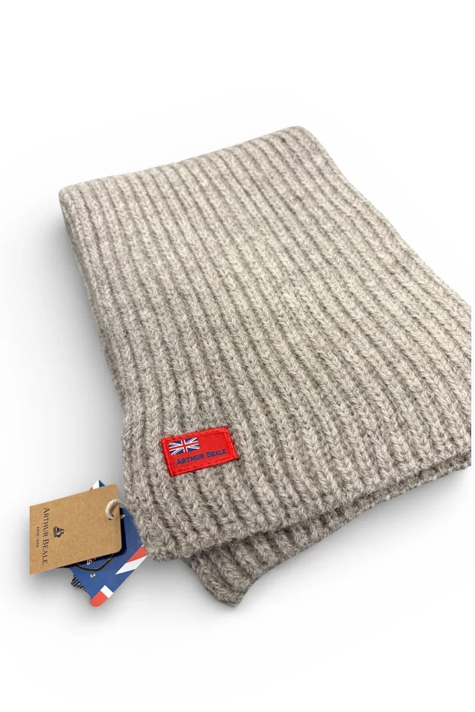 British Wool Unisex Natural Scarf