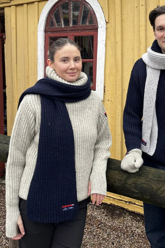 Maritime British Wool Unisex Scarf.
