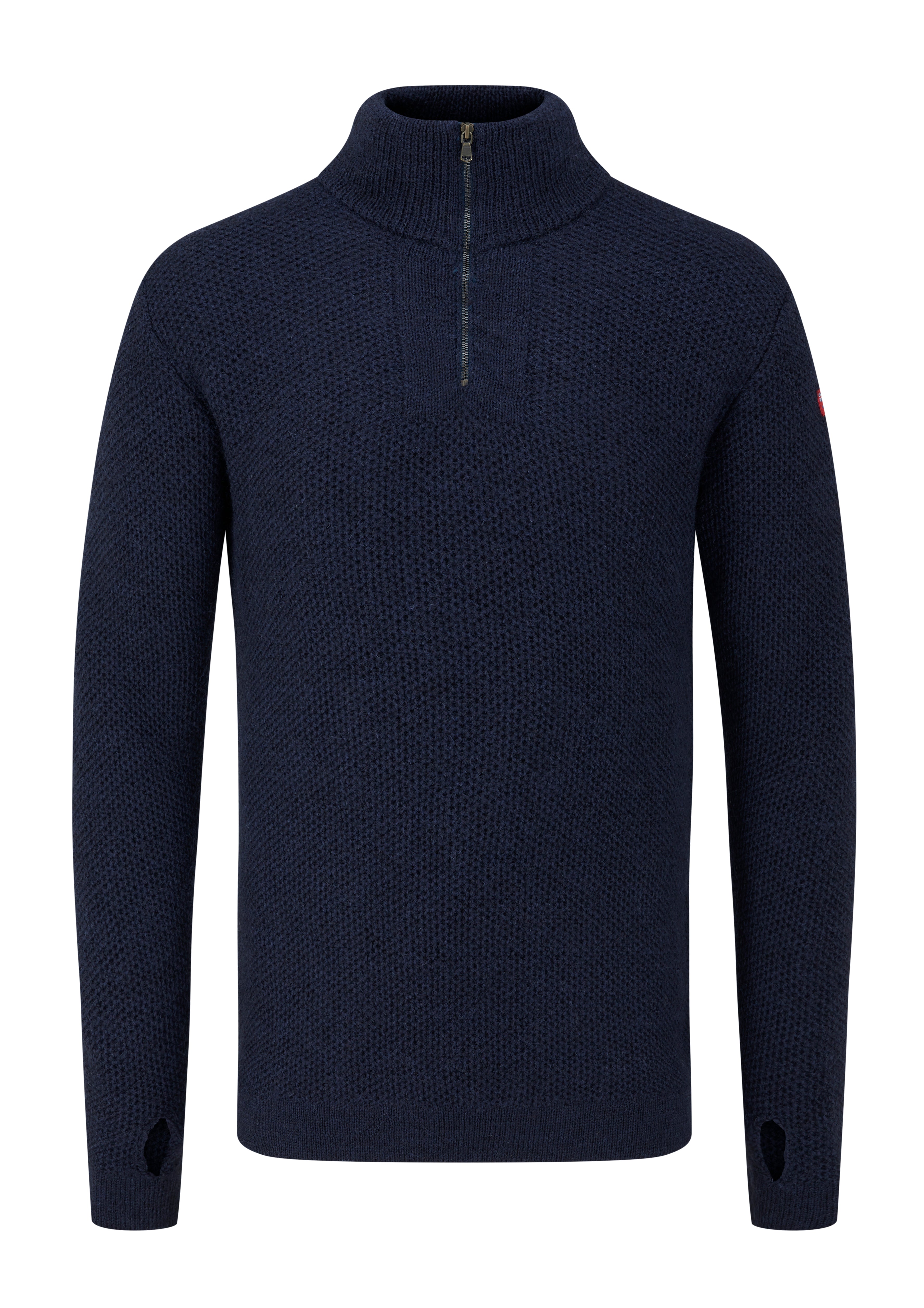 Arthur Beale Zip Neck Jumper