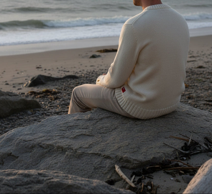 Arthur Beale Oiled Wool Pelmo® Jumper
