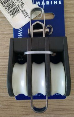 Barton Plain Triple Block with Becket/Reverse Shackle Size 1 - 01321