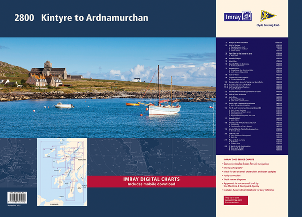 Imray Folio 2800 Kintyre to Ardnamurchan Chart Pack