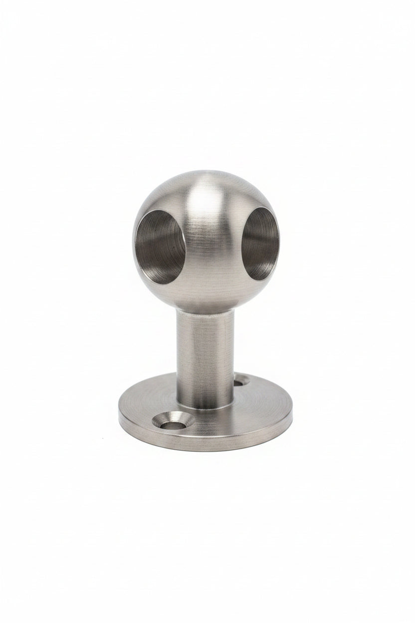 Corner ball Post for 3/8" Rail