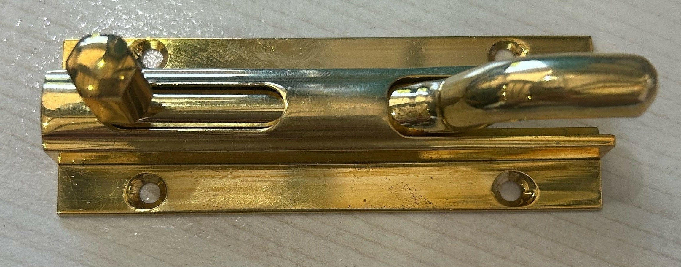Davey Barrel Bolt Necked Brass 3" without bracket.
