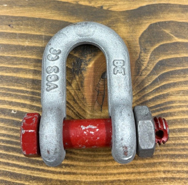Crosby Lifting D Shackles (Red Pin)