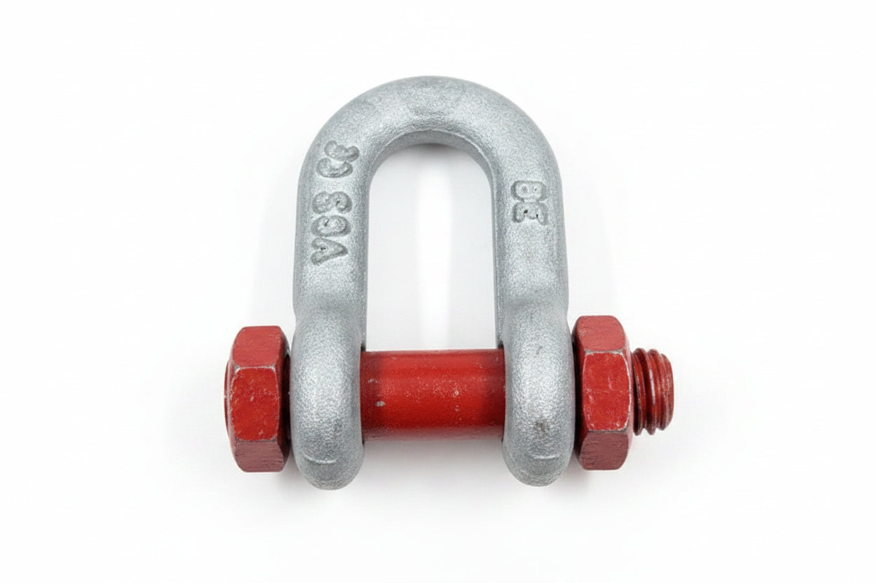 Crosby Lifting D Shackles (Red Pin)