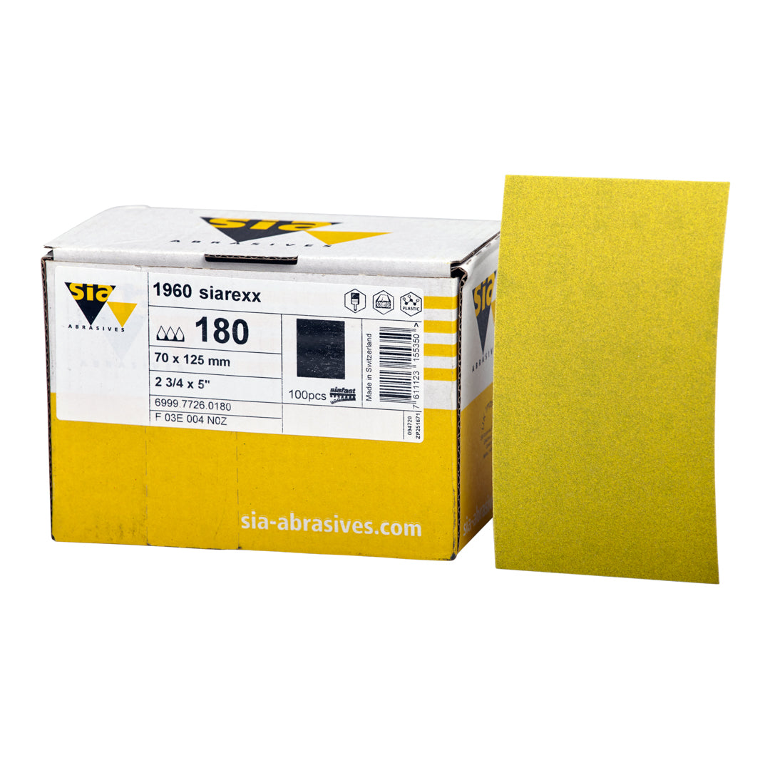 Siafast Sandpaper Sheets 70x125mm