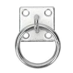 Stainless Steel Square Eye Plate With Ring