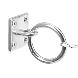 Stainless Steel Square Eye Plate With Ring