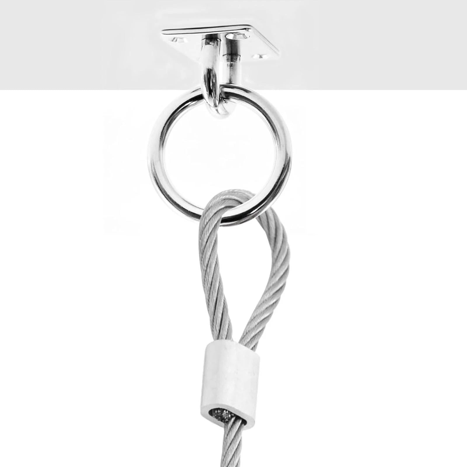Stainless Steel Square Eye Plate With Ring