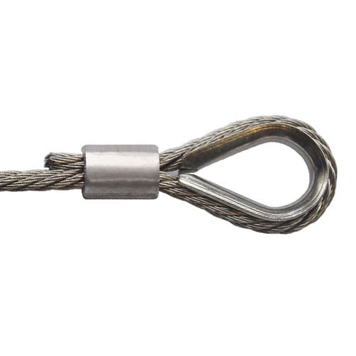 Aluminium Ferrule for Galvanised Steel Wire Rope