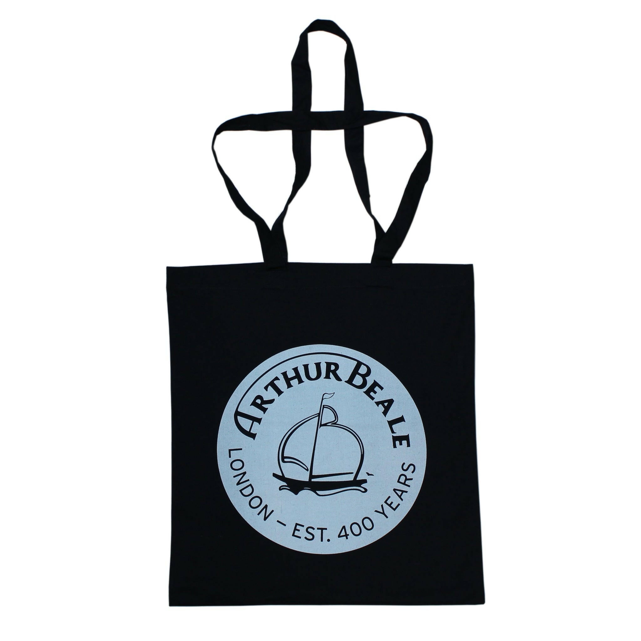 Arthur Beale Navy Tote Bag.