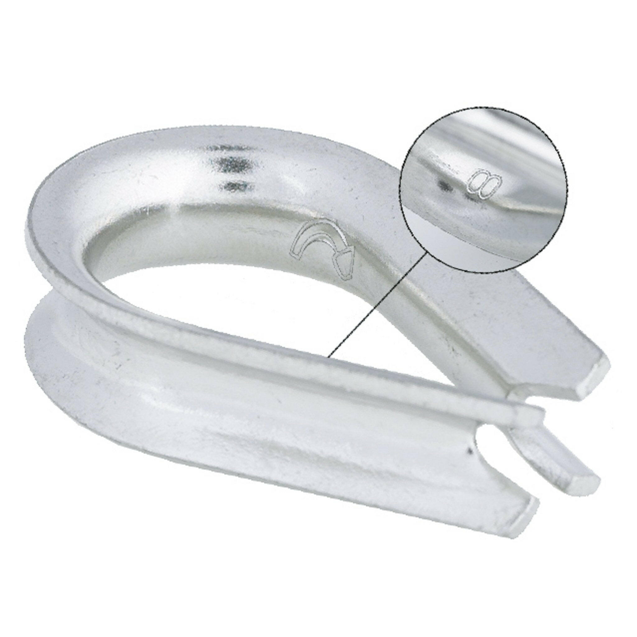 Blue Wave Stainless Steel Thimble - Arthur Beale