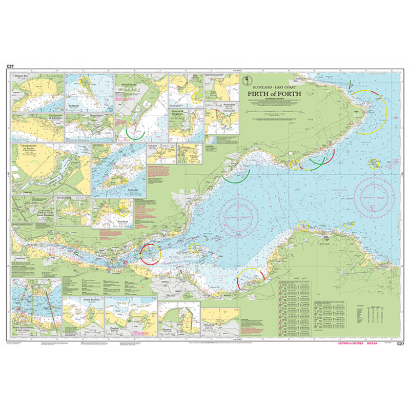Imray Chart C27 Firth of Forth Scale 1:75 000 WGS84