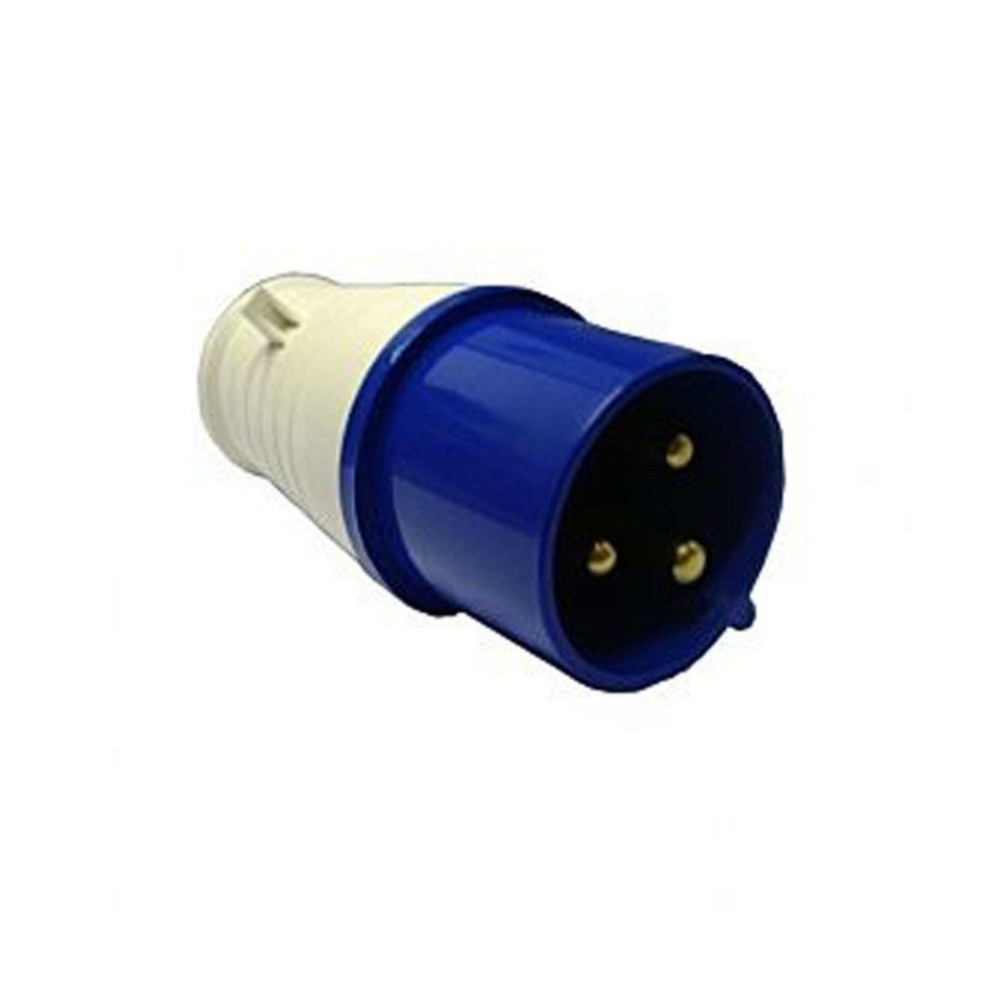 Industrial Plug 220-250VAC 2P+E IP44 Blue - Arthur Beale