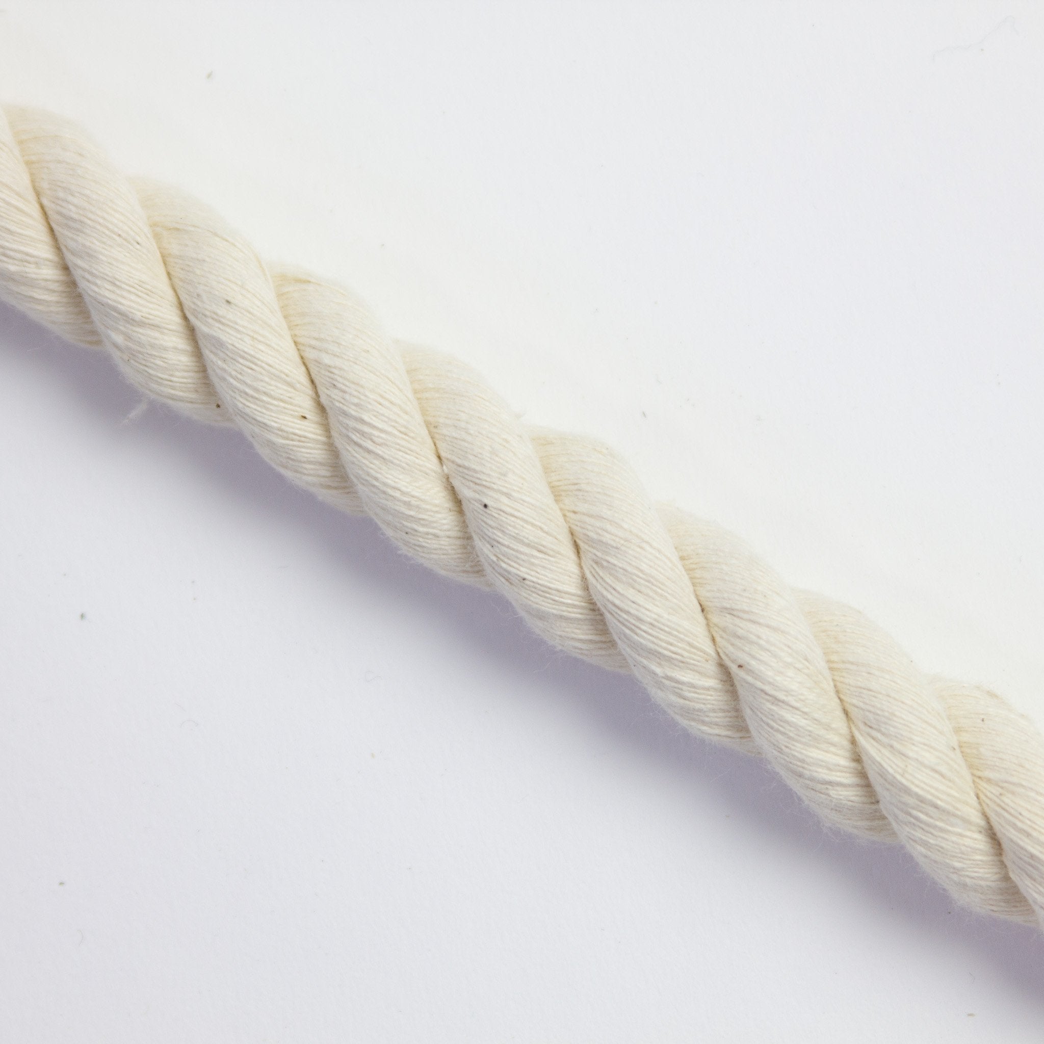 Three Strand Unbleached Soft Cotton Rope