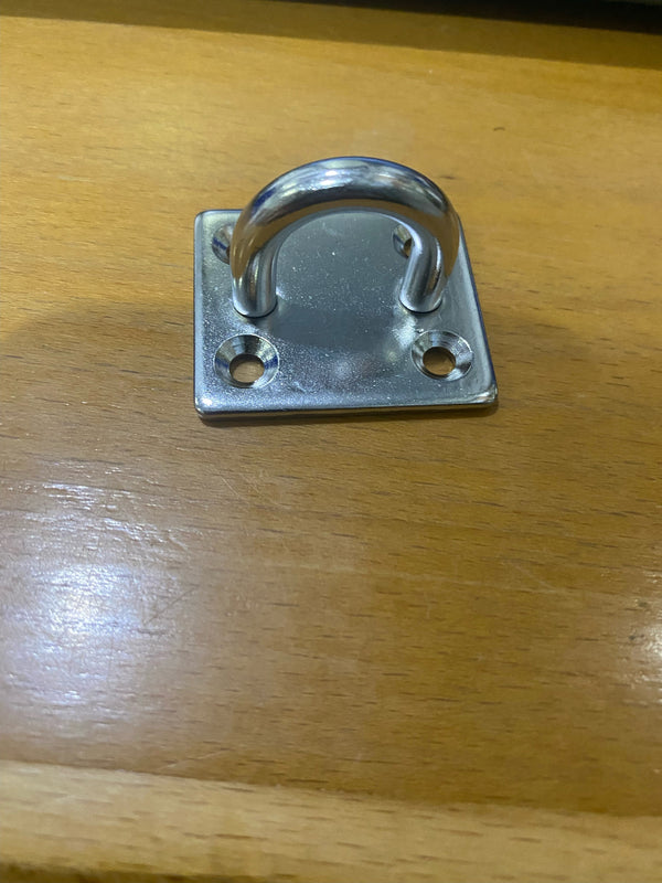 Eye Plate - Square - Stainless Steel