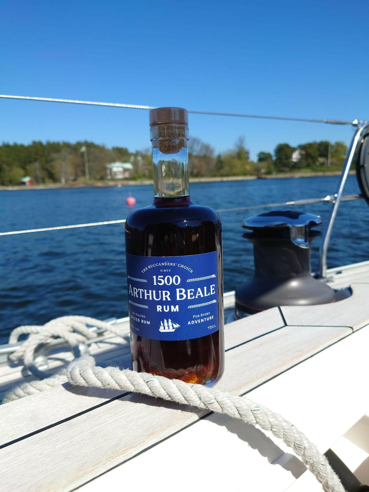 Arthur Beale Sea Salted Spiced Rum.