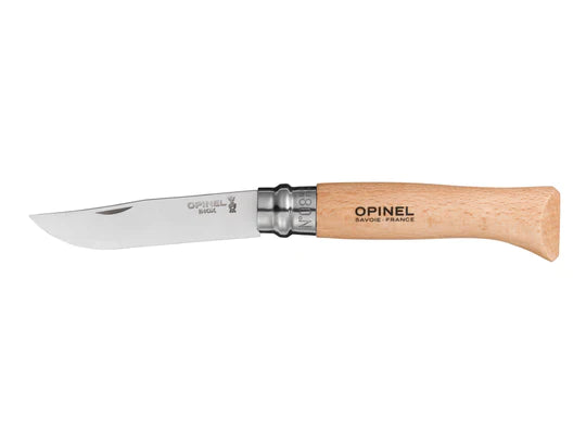 Opinel No.8 Classic knife with sheath gift set.