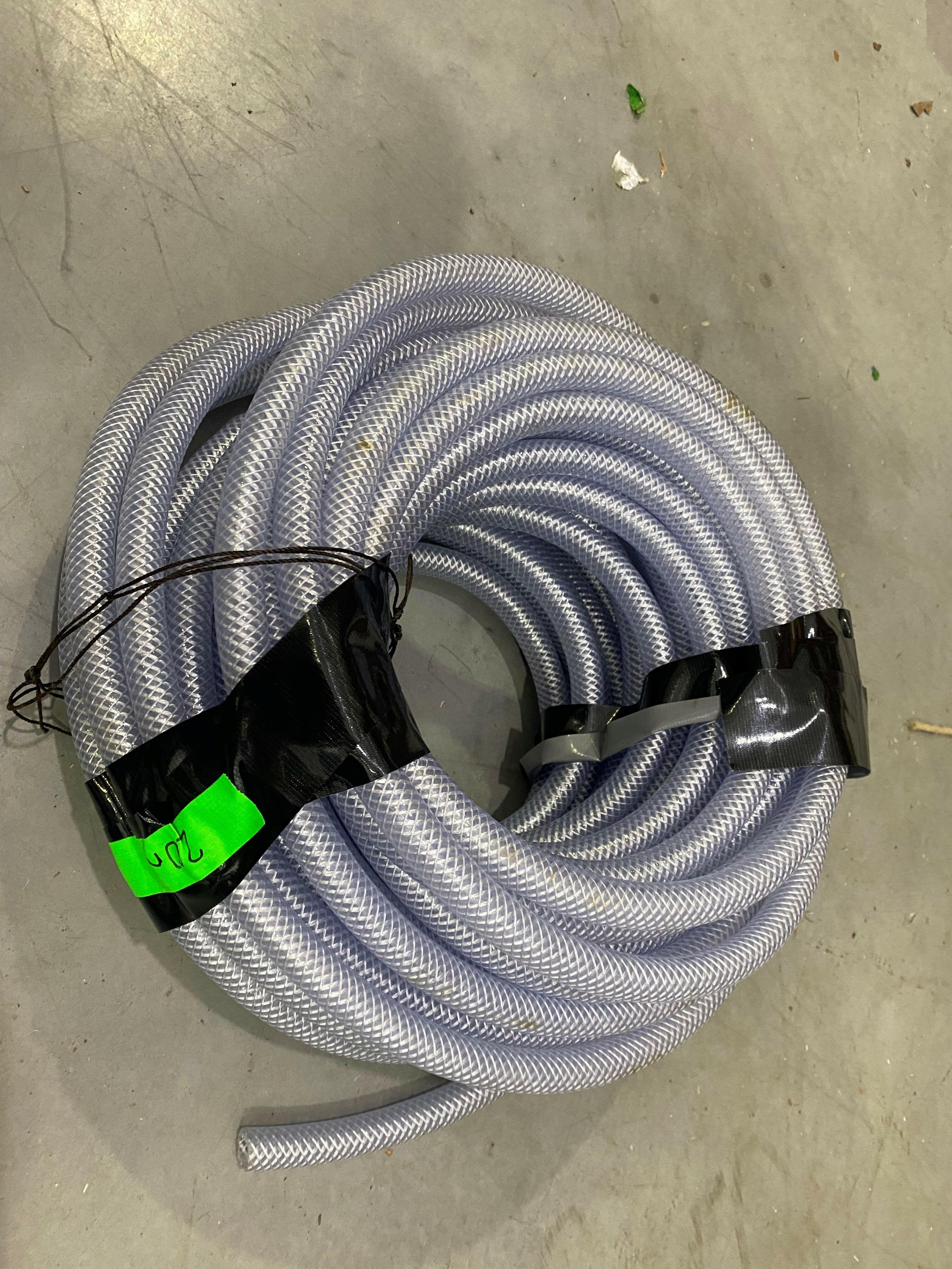 Clear Braided Reinforced PVC Hose.