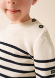 Saint James Moussaillon striped sailor jumper for kids