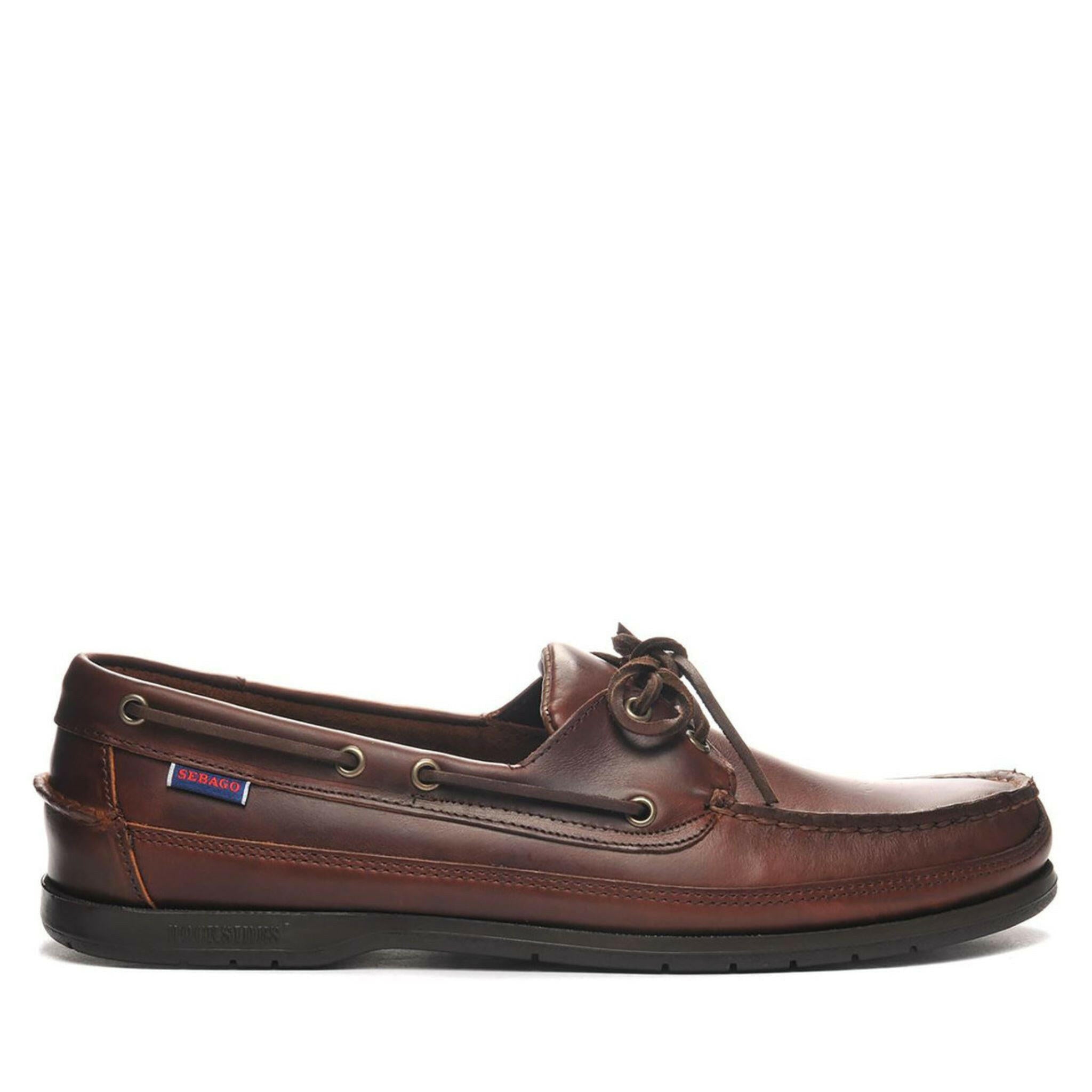 Sebago Mens Schooner Waxed Boat Shoe.