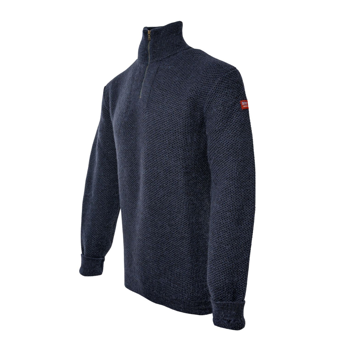 Arthur Beale Zip Neck Jumper