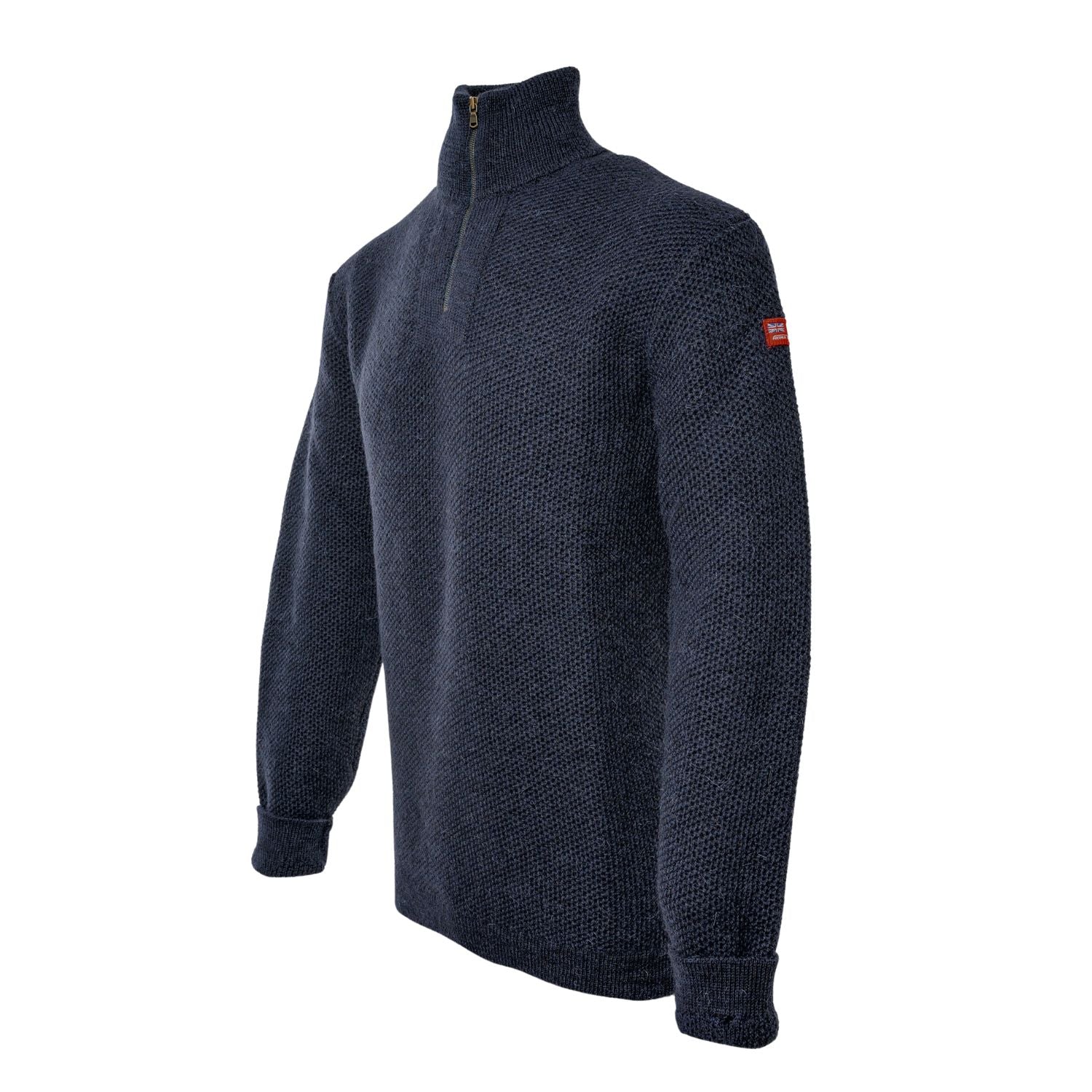Arthur Beale Zip Neck Jumper