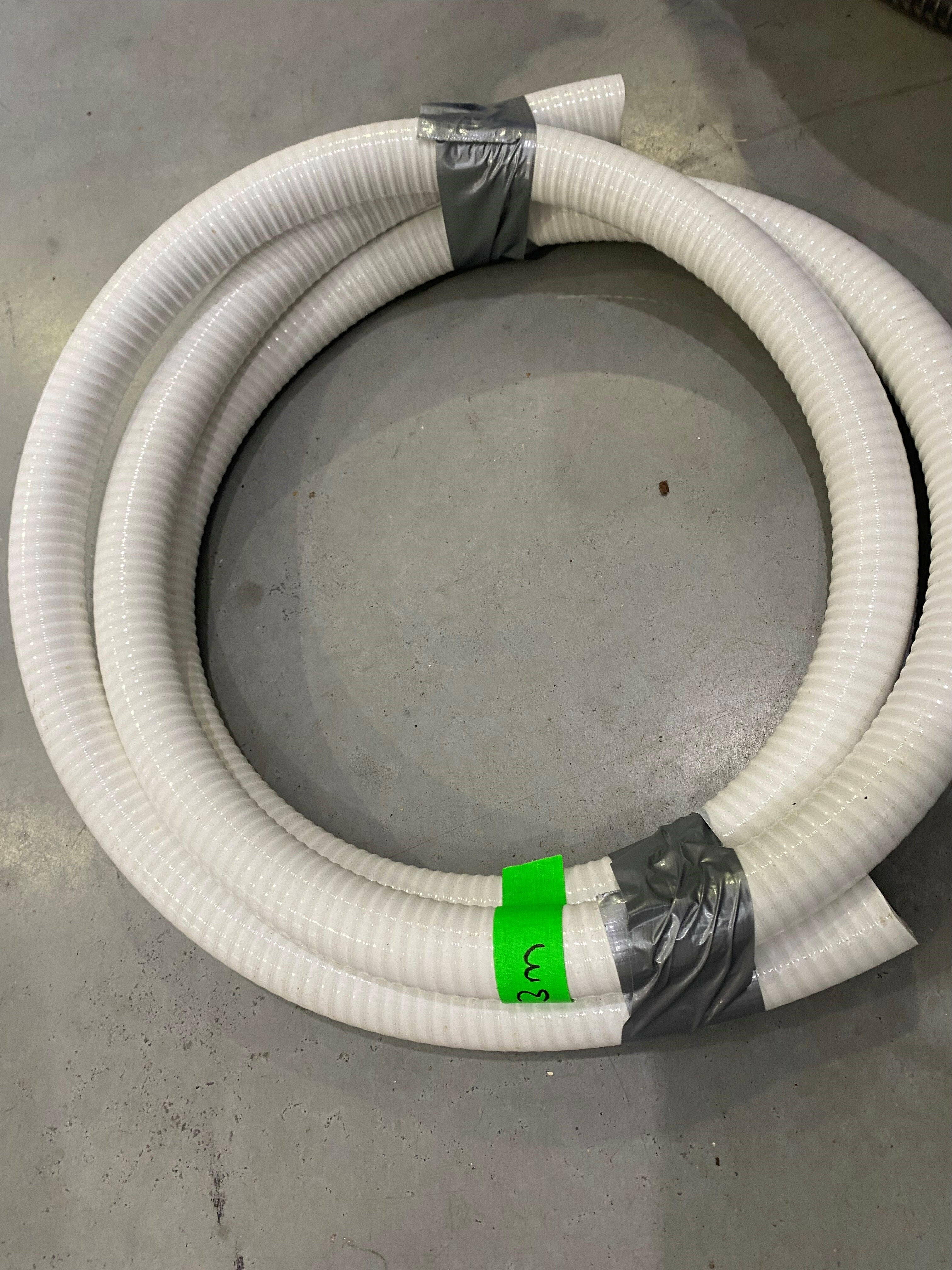 White Marine Sanitation Hose.