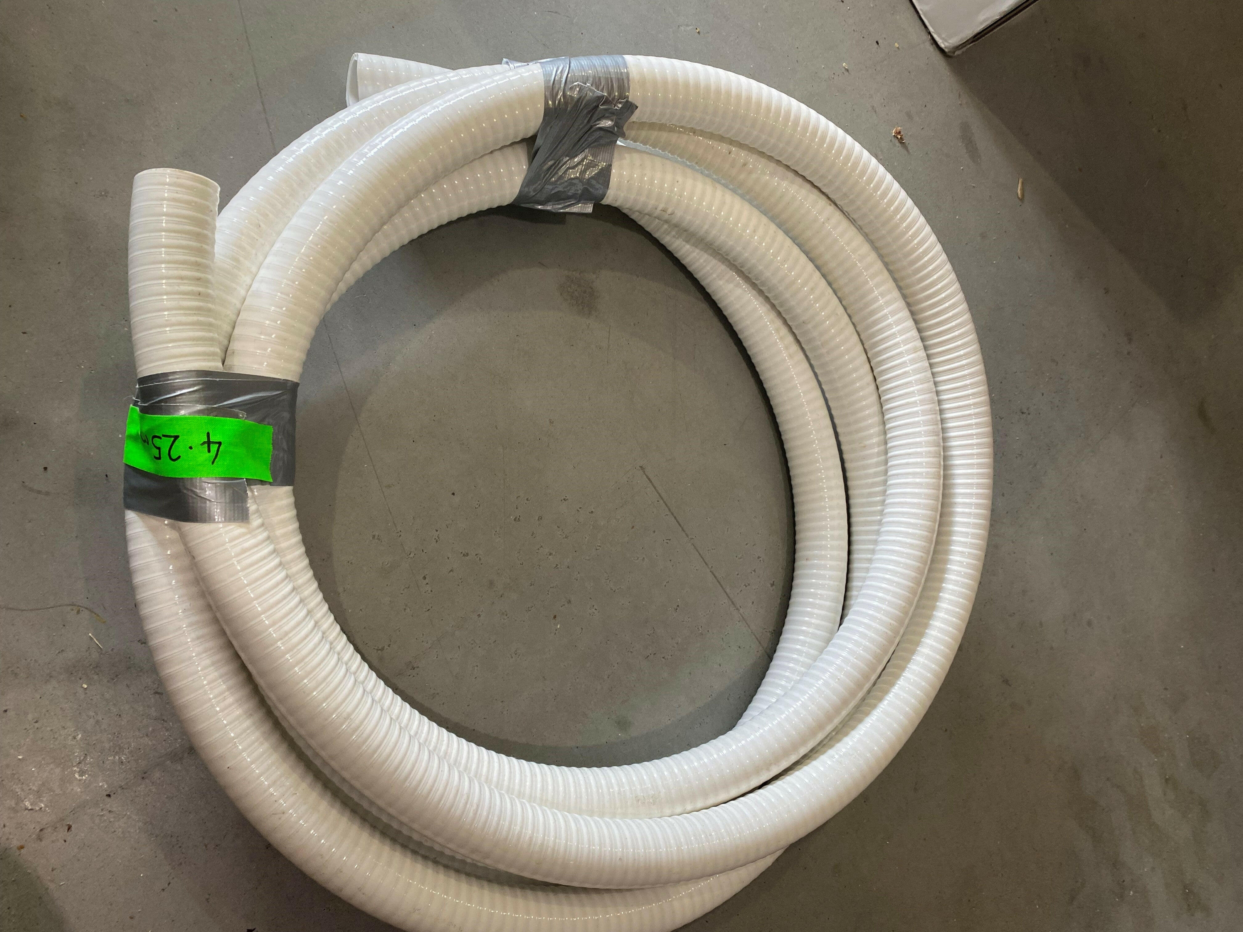 White Marine Sanitation Hose.