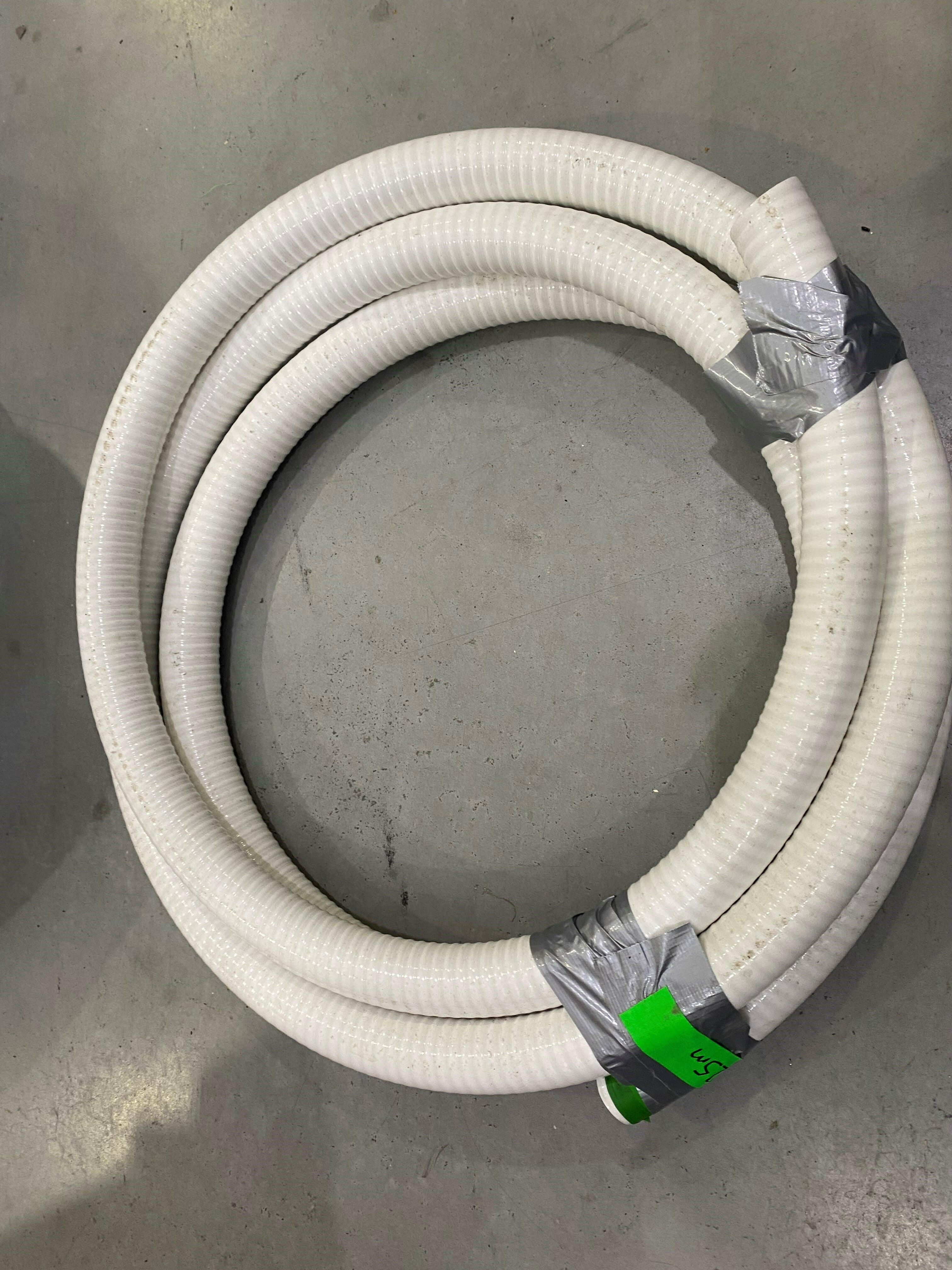 White Marine Sanitation Hose.